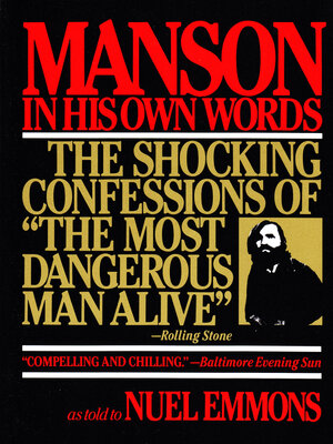 cover image of Manson in His Own Words